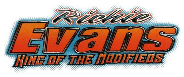 Richie Evans King Of The Modifieds Short Sleeve Tee Shirt Charcoal - Image 2