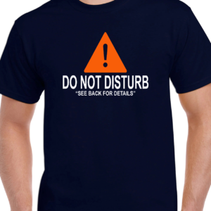 Do Not Disturb While I am Watching Modified Racing NAVY BLUE