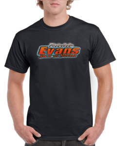 Richie Evans King Of The Modifieds Short Sleeve Tee Shirt BLACK
