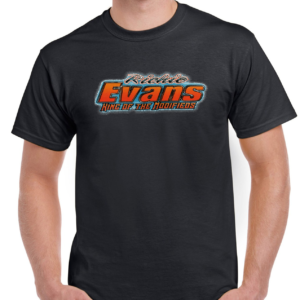 Richie Evans King Of The Modifieds Short Sleeve Tee Shirt BLACK