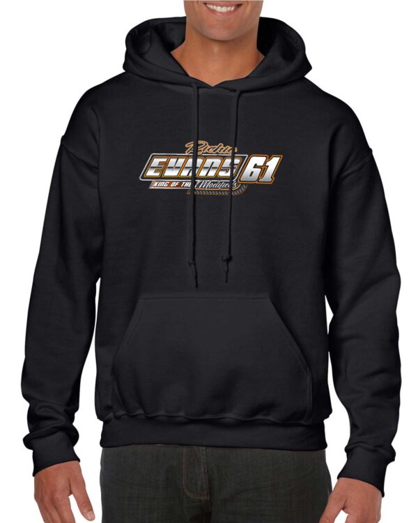 Richie Evans 2024 Edition "King Of The Modifieds" Hoodie BLACK - Image 2